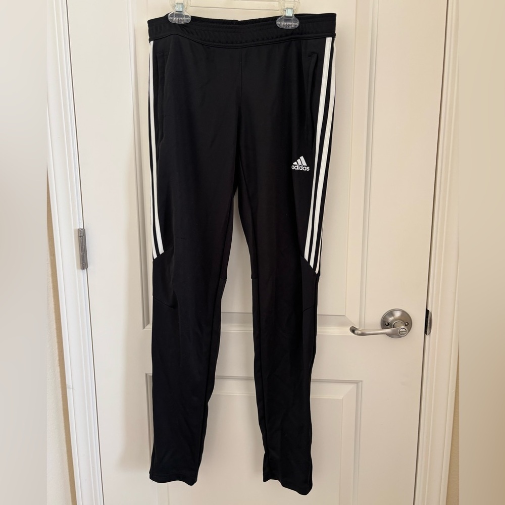 adidas black track pants climacool